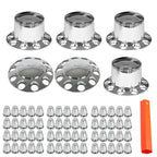 Chrome Hub Cover for Semi Truck (Fits Various Models)