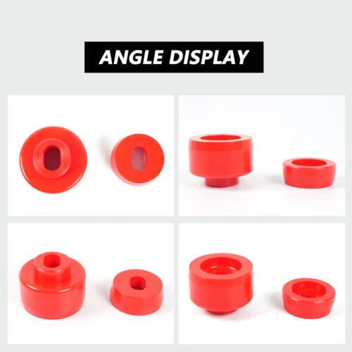 Red Body Cab Mount Bushing Kit for Silverado Sierra 1500/2500 (1999–2014)