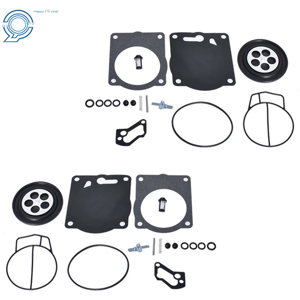 Set of 2 Carburetor Rebuild Kits for SeaDoo 951 GSX GTX RX XP LRV (1998–2002)