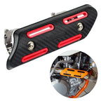 Pipe Heat Shield Guard Cover for Honda CRF450R CRF450X (2002–2020) Red