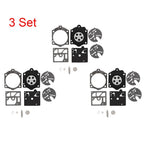 Set of 3 Carburetor Gasket Kit for Walbro K10-HDC HDC-17 HDC-17A HDC-17B