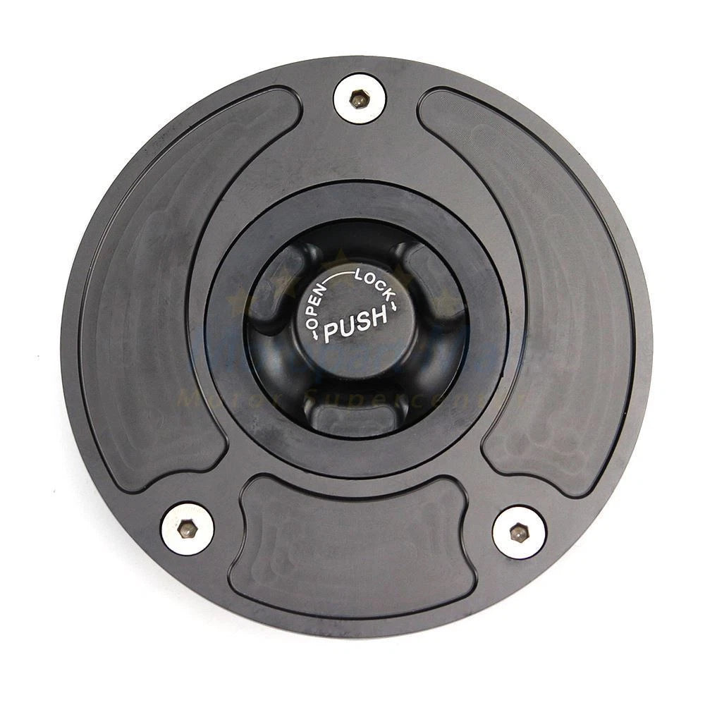 Keyless Fuel Gas Tank Cap Cover for Kawasaki ZX10R ZX14 (2006–2013)