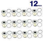 12PCS Fuel Filter for Ford F250 F350 F450 F550 7.3L Turbo Diesel (1994–1998)