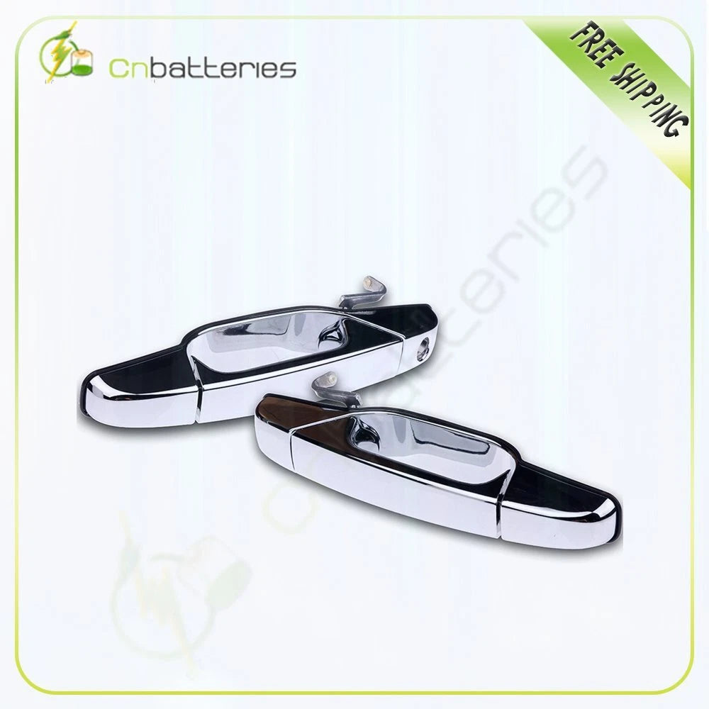 Set of 2 Front Left & Right Exterior Door Handles for Suburban Silverado Sierra Yukon