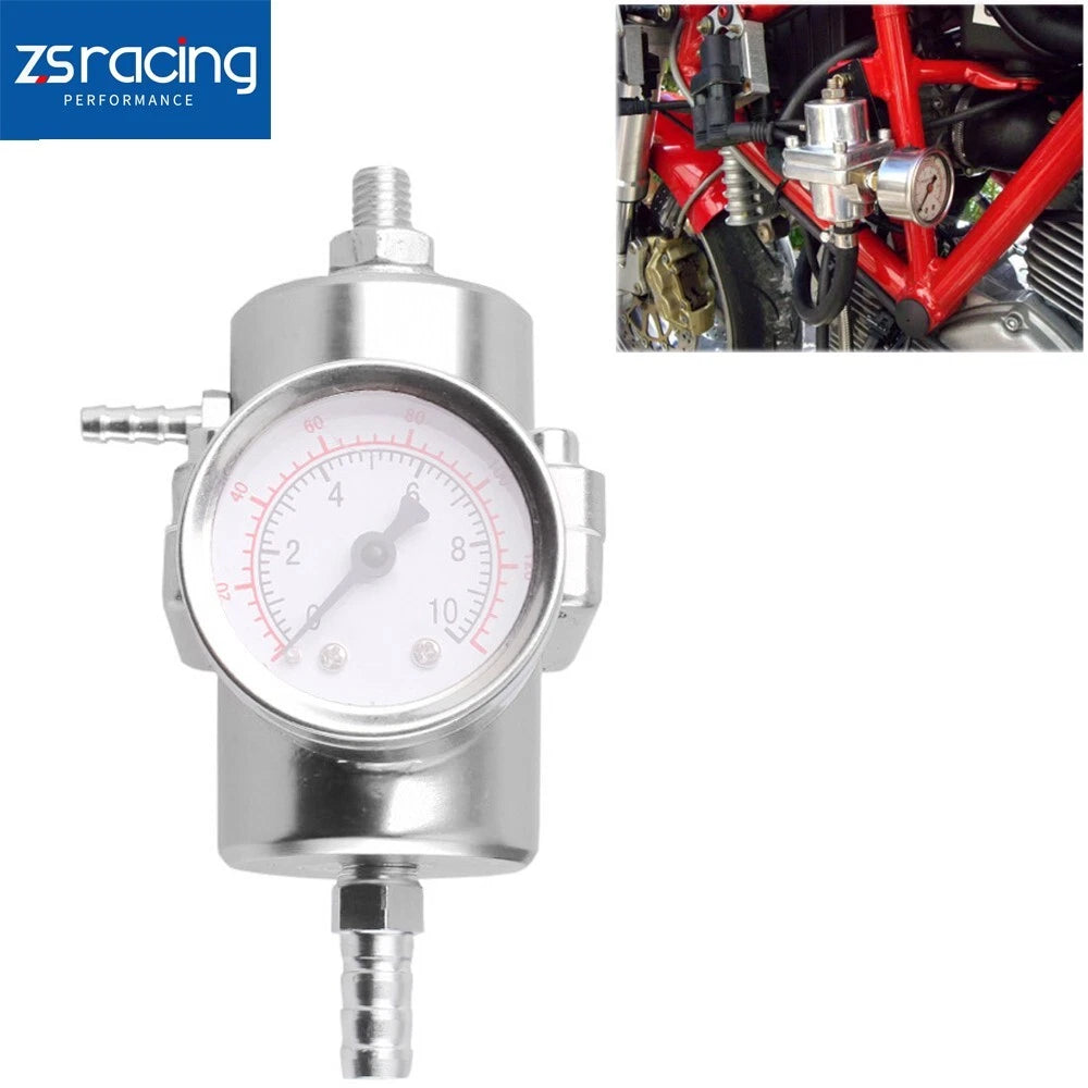 Adjustable 1-140 PSI Fuel Pressure Regulator for Universal Applications