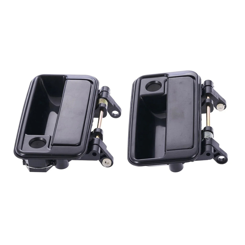 Door Handle Outer Black 4 x for Suzuki Swift (1989–1999)