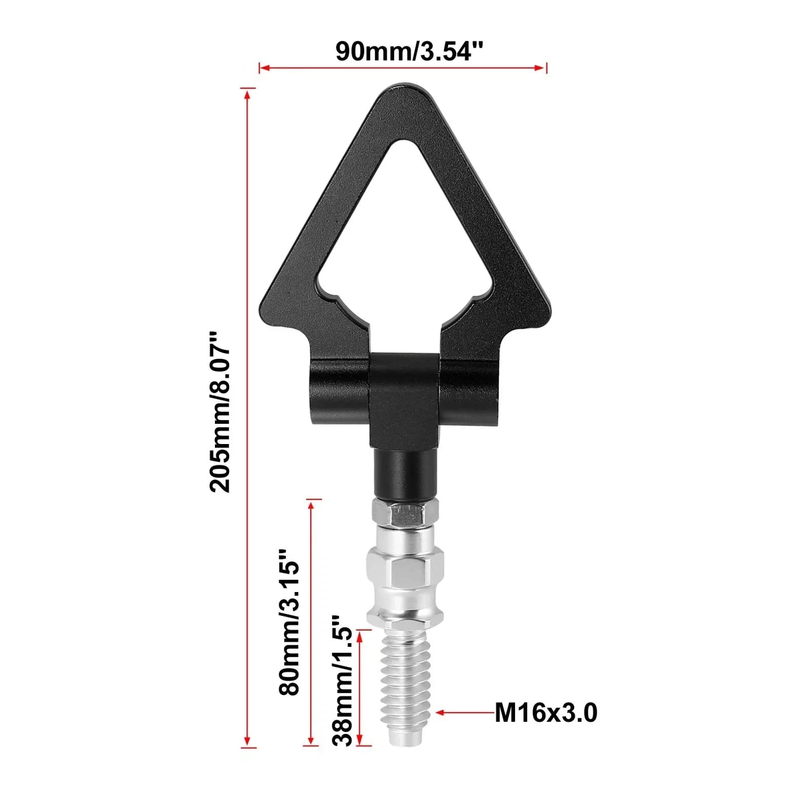 Tow Hook Triangle Ring for BMW 3 Series Z3 Z4 Black