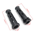 CNC Billet Aluminum Hand Grips for Honda Kawasaki Suzuki Yamaha (7/8")