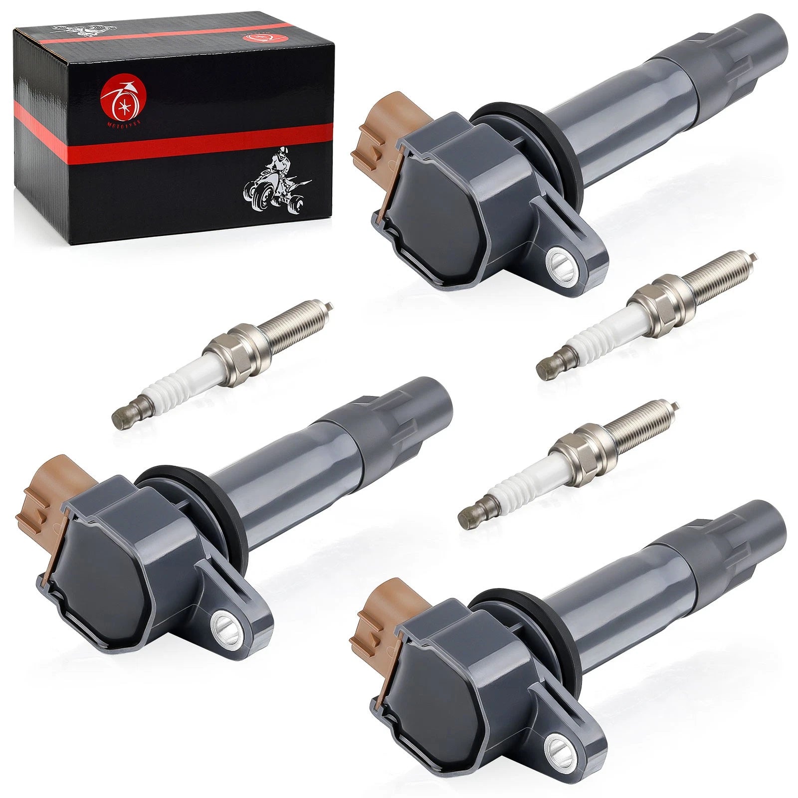 Ignition Coil and Iridium Spark Plug for Can-Am Maverick X3 Max (2017-2023)