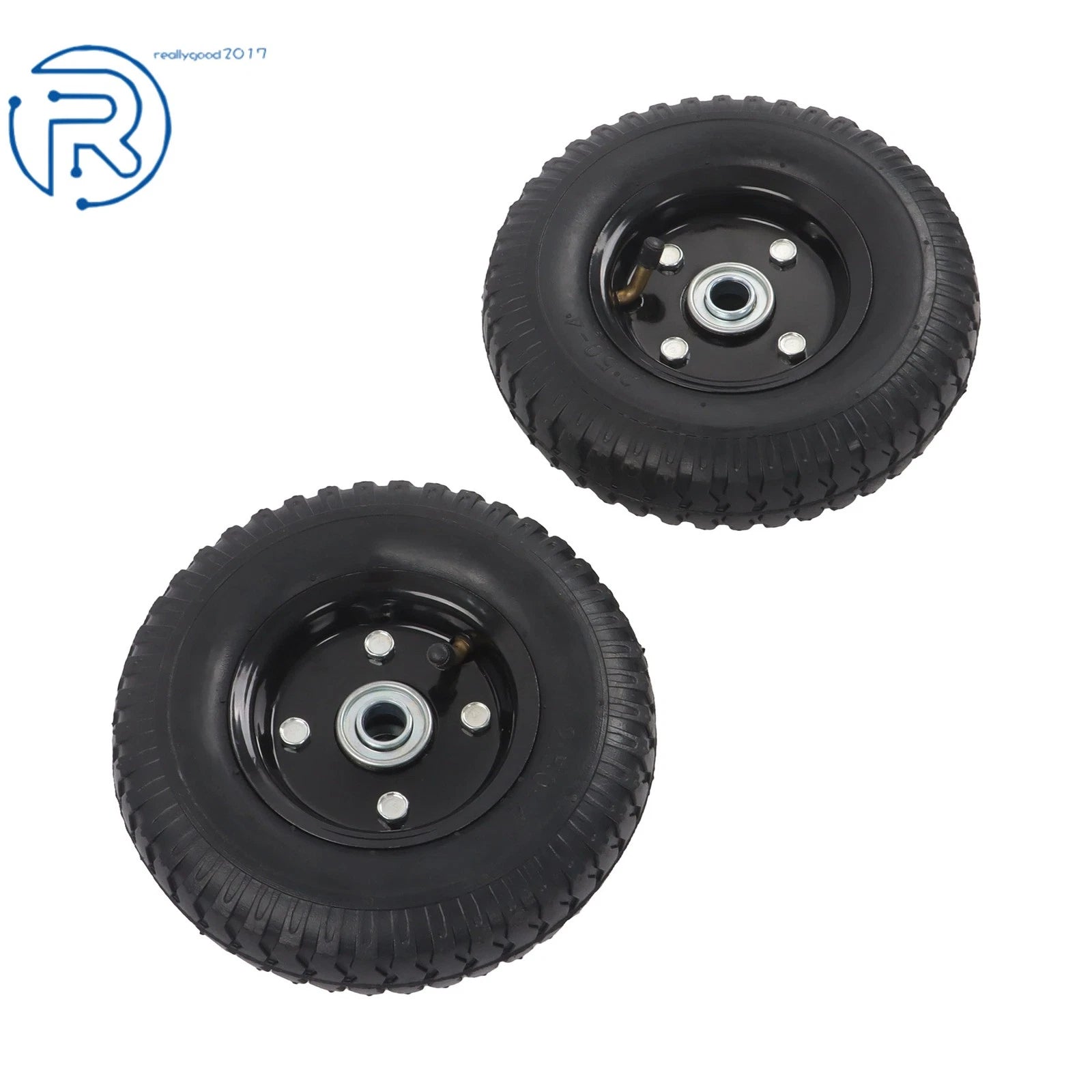 Universal Generator Wheel Kit 8" for IQ3500 Generator (Solid Never Flat Tires)