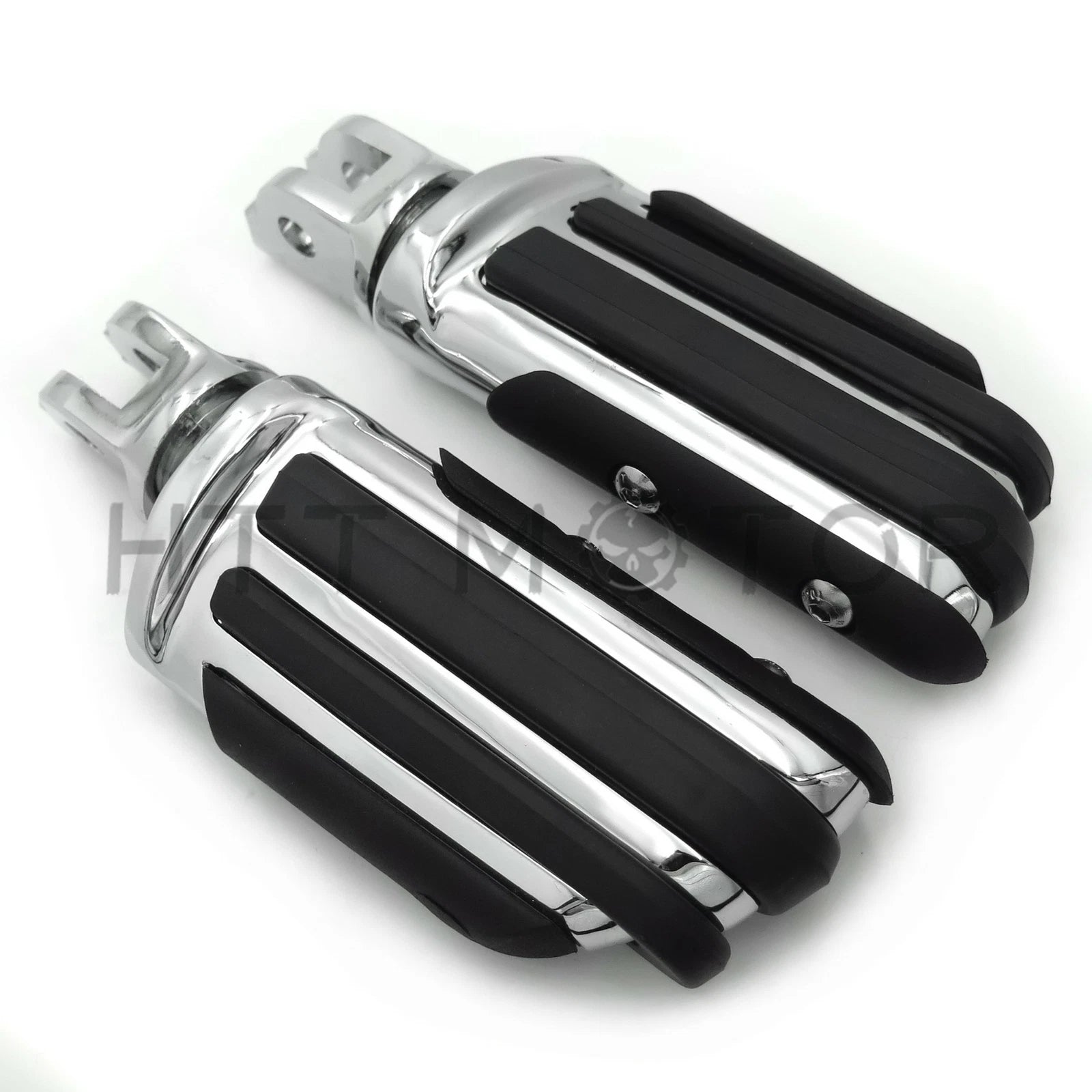 Chrome Rubber Pilot Footpeg for Harley Breakout FXBR / Breakout 114 (2018–2019)