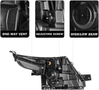 Headlight for Ford Explorer (2011–2015) Halogen Driver Side