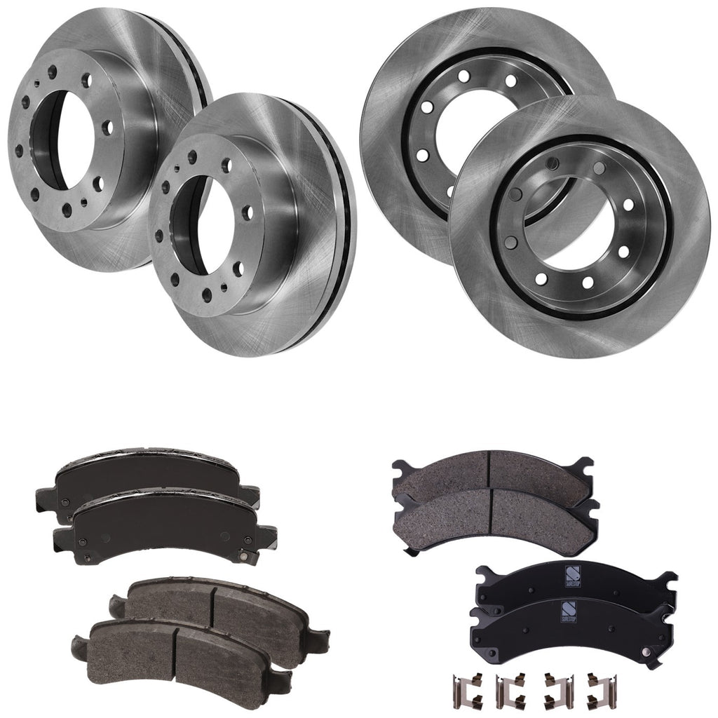 Brake Disc and Pad Kit for Chevrolet Express Savana 3500 (2003–2017)
