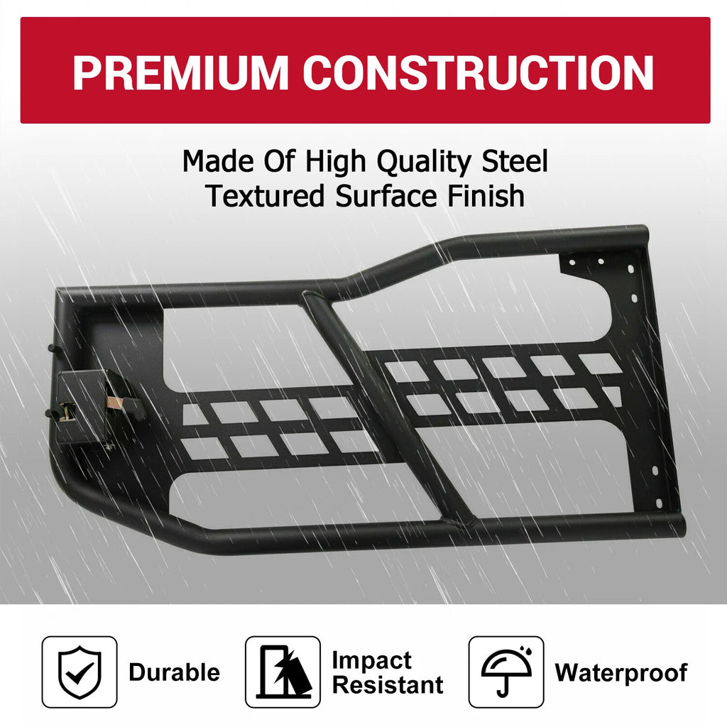 Set of 4 Tubular Doors for Jeep Wrangler JK (2007-2018)
