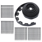 Lawn Border Edging Kit 40FT with 40 Anchoring Spikes for Garden