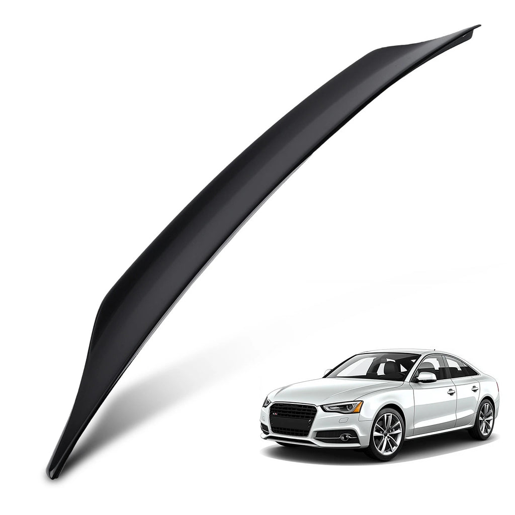 Rear Trunk Spoiler for Audi A5 Coupe (2008–2017) Gloss Black Duckbill