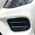 Front Bumper Side Grill Covers Deflectors for Mercedes-Benz GLE (2015–2018)