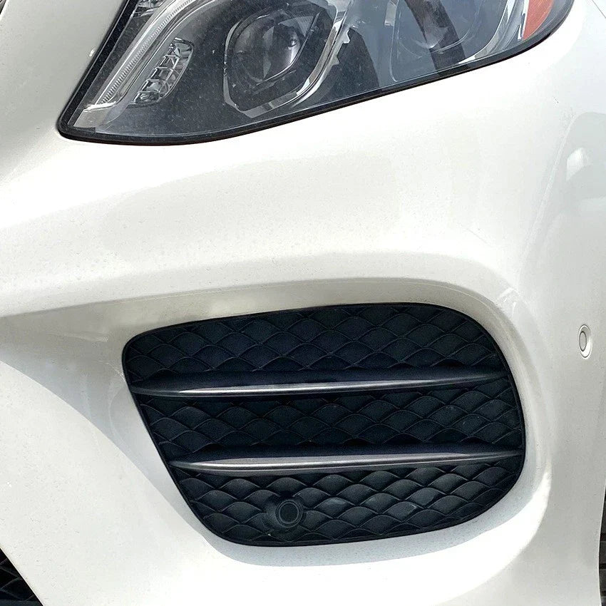 Front Bumper Side Grill Covers Deflectors for Mercedes-Benz GLE (2015–2018)