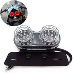 40W Dual LED Cat Eye Taillight for Universal Motorcycle