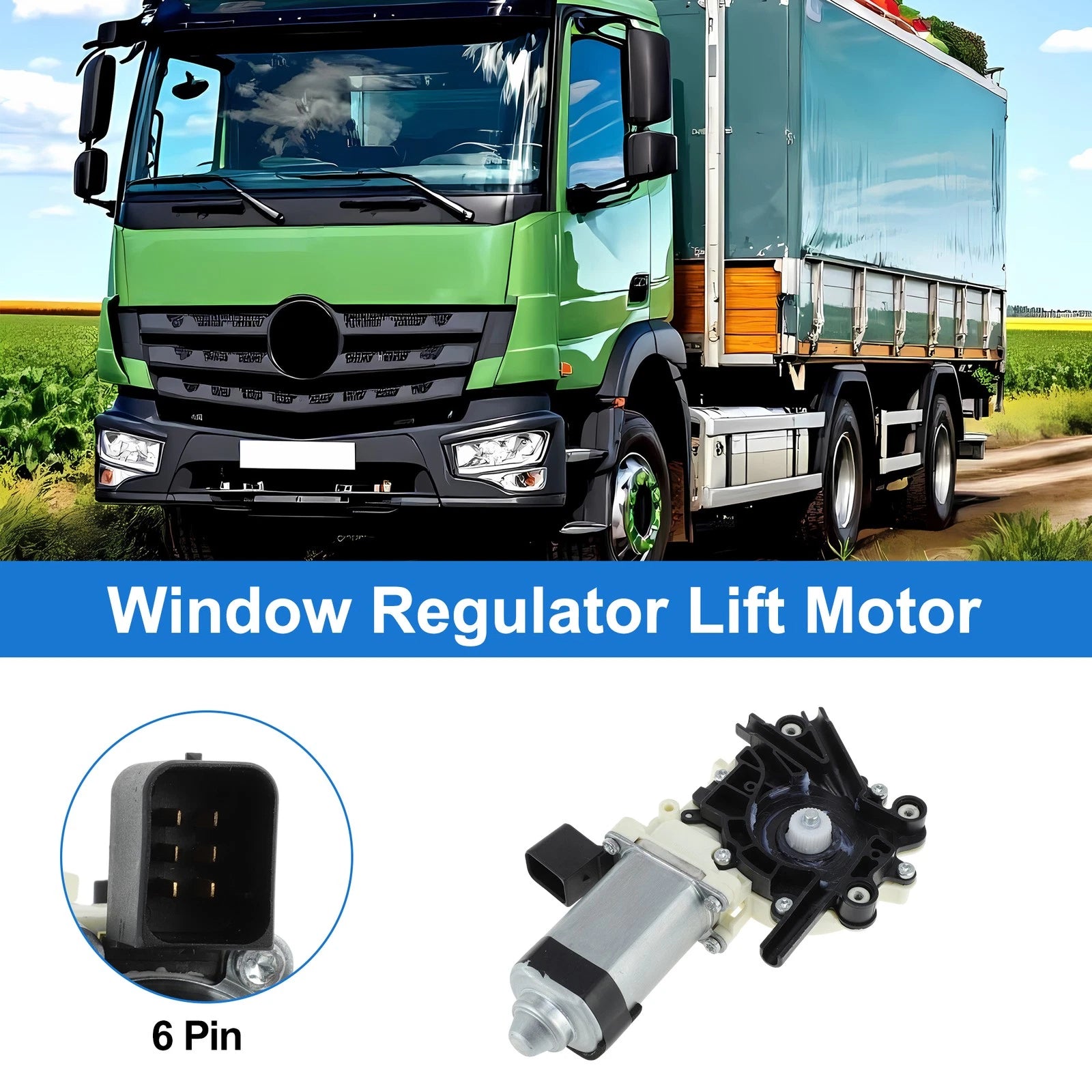 Power Window Regulator Lift Motor for Mercedes-Benz Atego (9737200746)