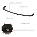 3Pcs Front Bumper Lip Splitter for Honda Accord (2018–2020) Matte Black