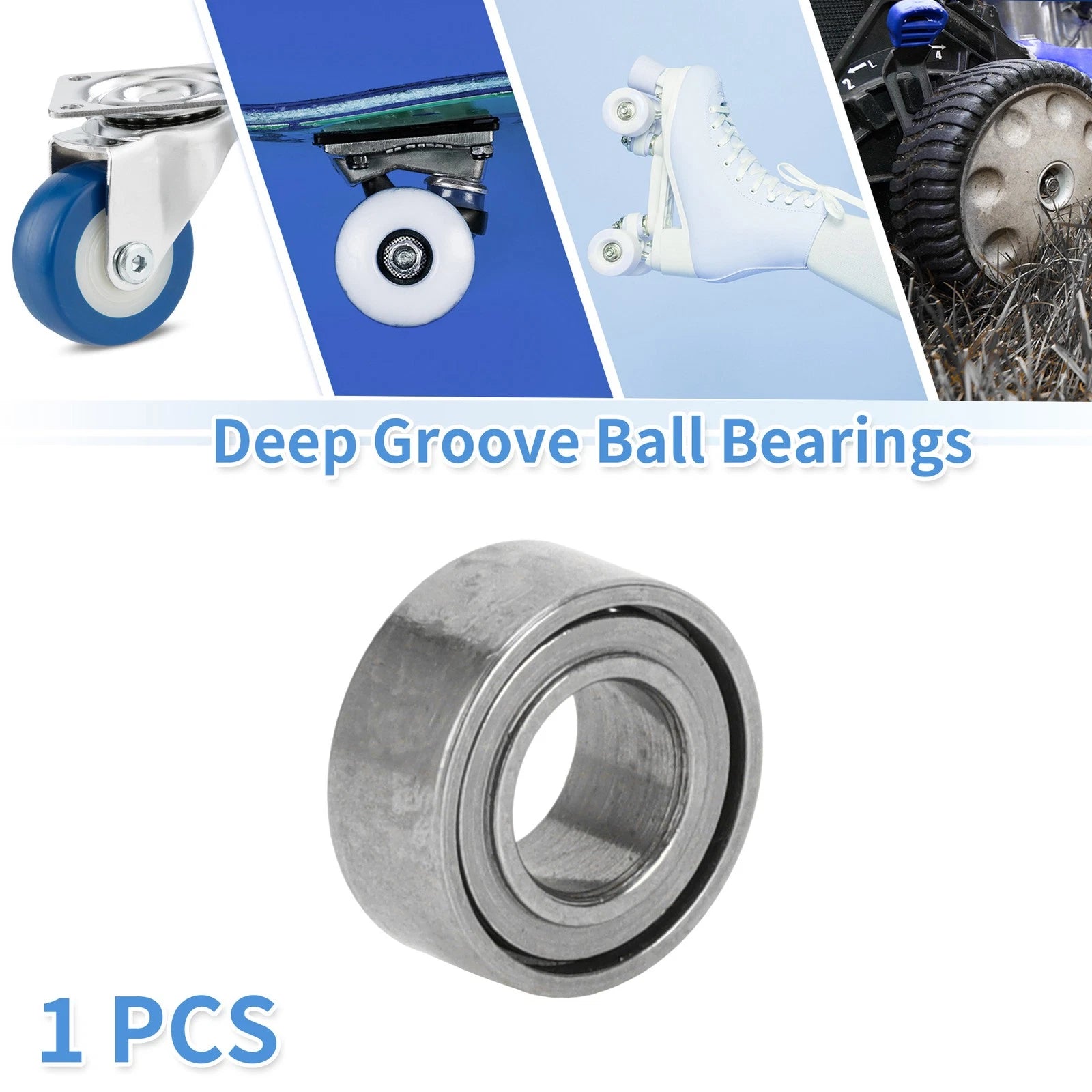 630ZZ Deep Groove Ball Bearing for Scooter Skateboard Wheel (1 Pc)