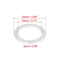 M18 Silver Tone Oil Drain Plug Gaskets for Porsche 900 (1965-1989)