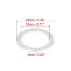 M18 Silver Tone Oil Drain Plug Gaskets for Porsche 900 (1965-1989)