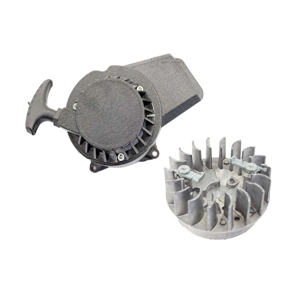 Easy Pull Starter + Flywheel for Mini Dirt Quad Buggy Go Kart (47cc 49cc)