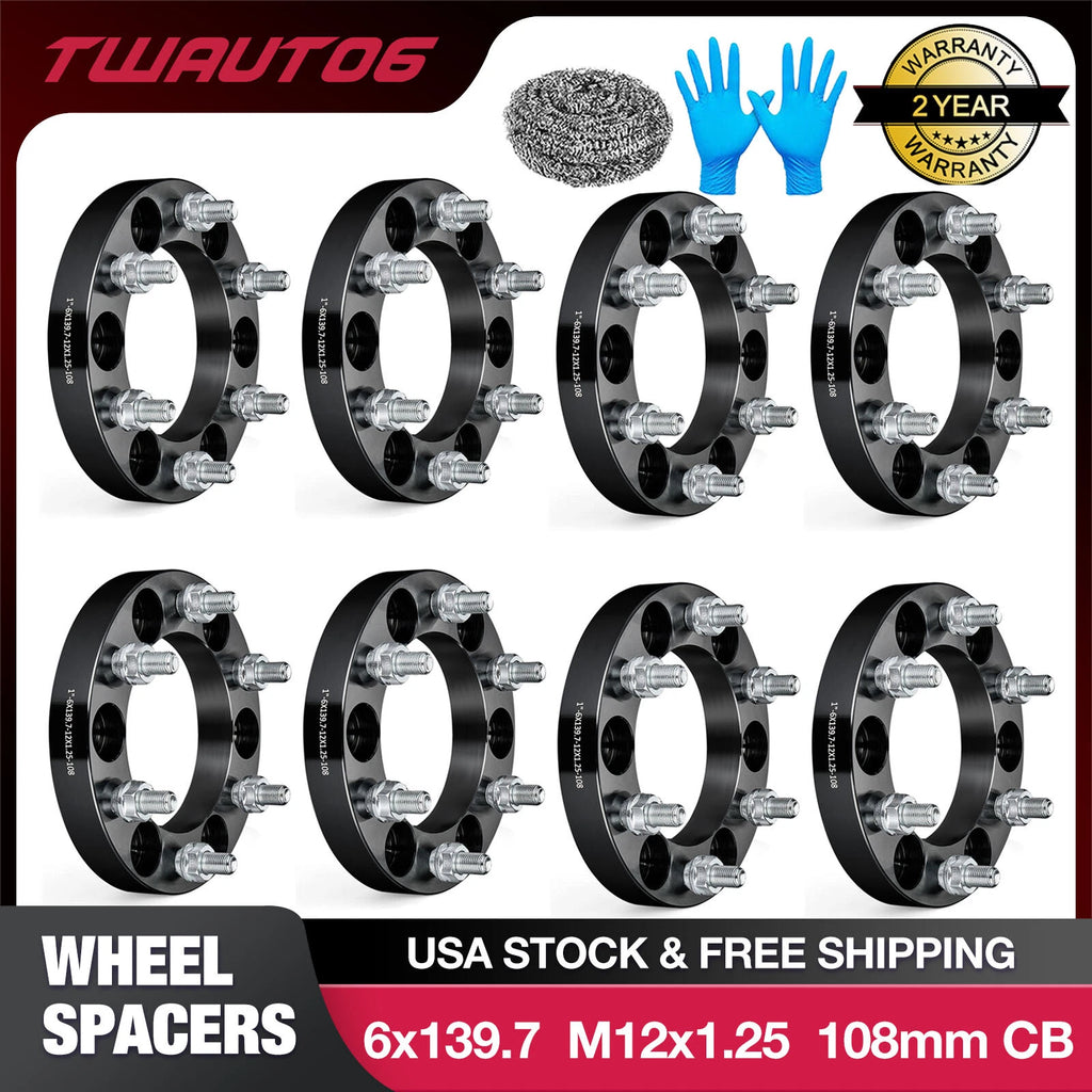 8PCS 1" Wheel Spacers for Nissan Armada Titan Frontier (2005–2024)