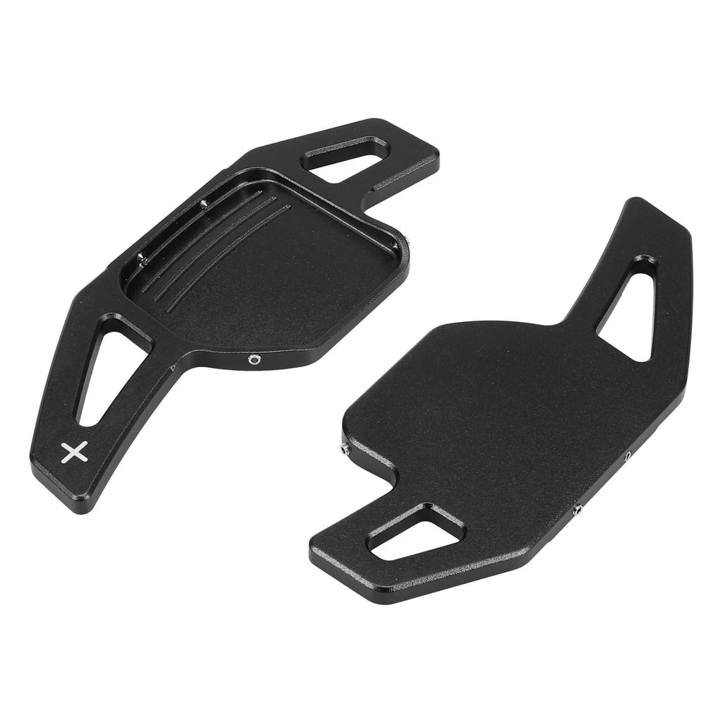 Pair Black Steering Wheel Shift Paddle Cover for Audi A3 A5 A6 A7 (2013–2020)