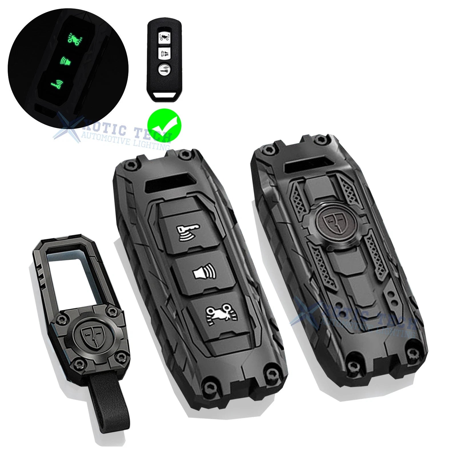 Heavy-Duty Key Fob Case Protector for Honda PCX 150/X-ADV/SH125 (2017–2022)