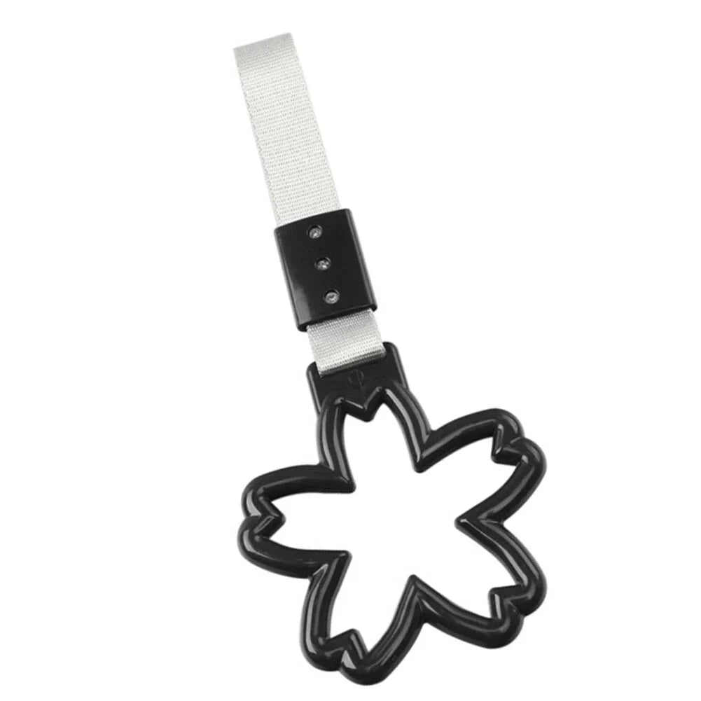 Cherry Blossom Ring Handle Strap for Train Bus - Drift Charm Tools BLK