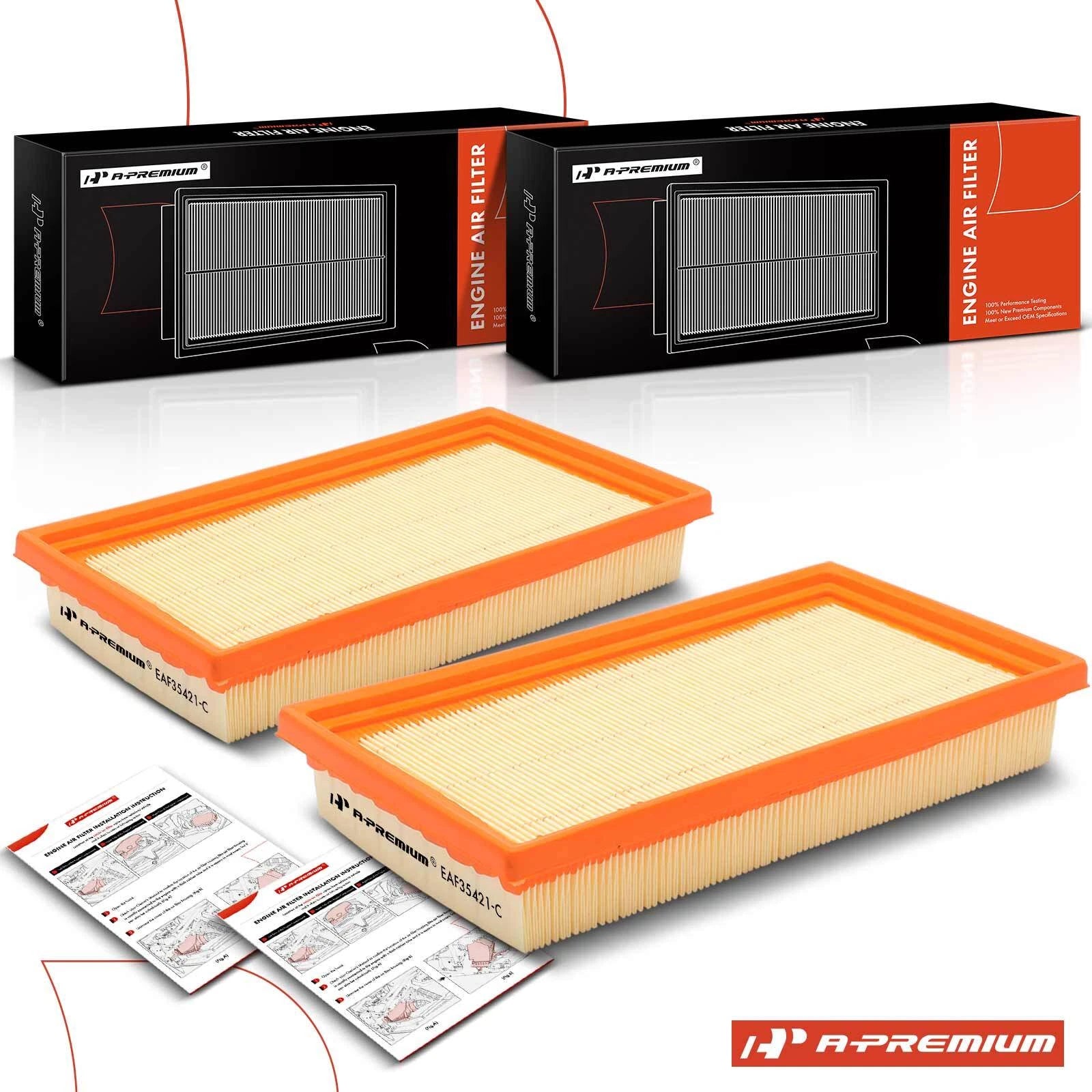 2X Engine Air Filter for Kia Rio (2001–2005)