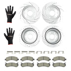 Brake Rotors + Brake Pads Set for Cadillac Escalade/GMC Yukon (2002–2006)