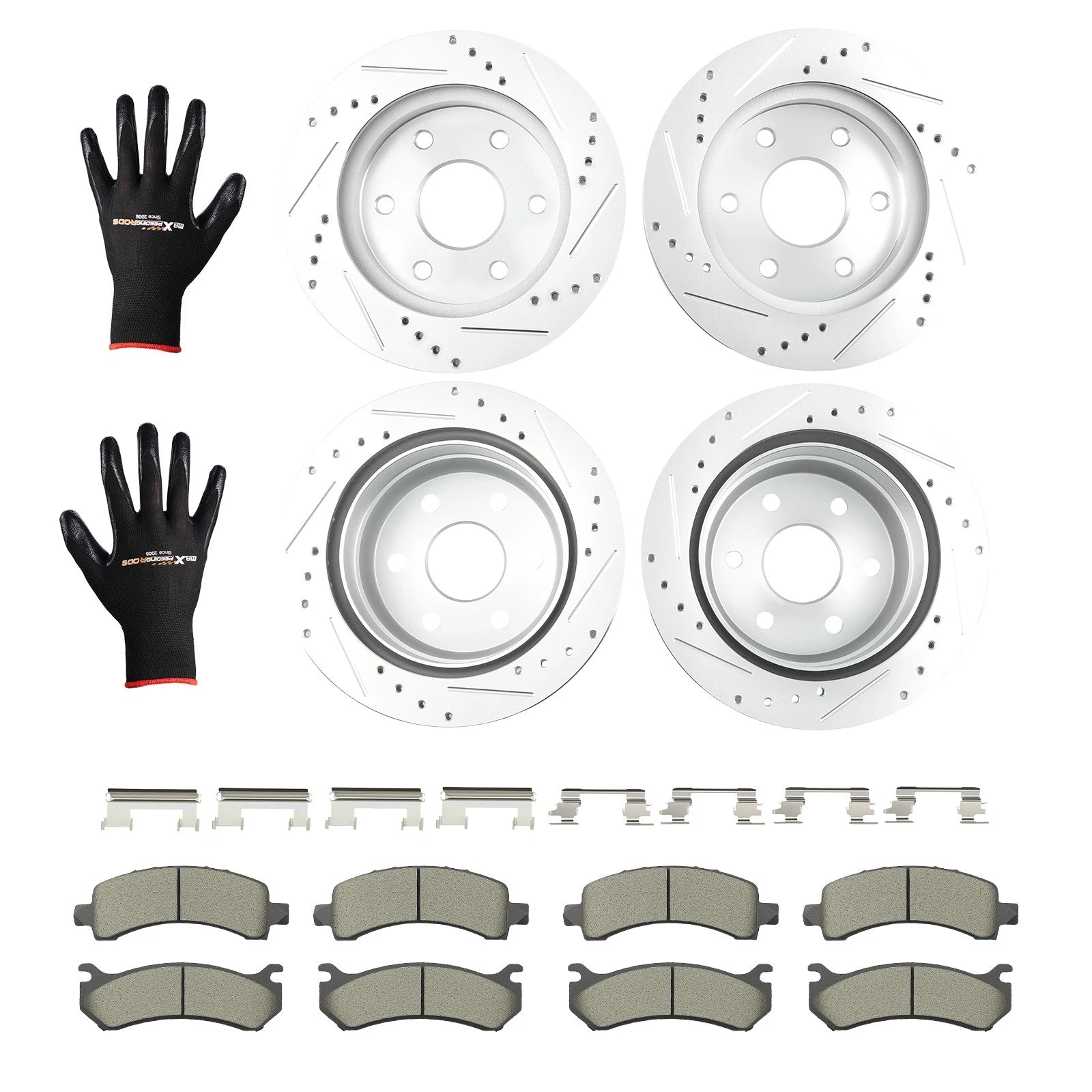 Brake Rotors + Brake Pads Set for Cadillac Escalade/GMC Yukon (2002–2006)