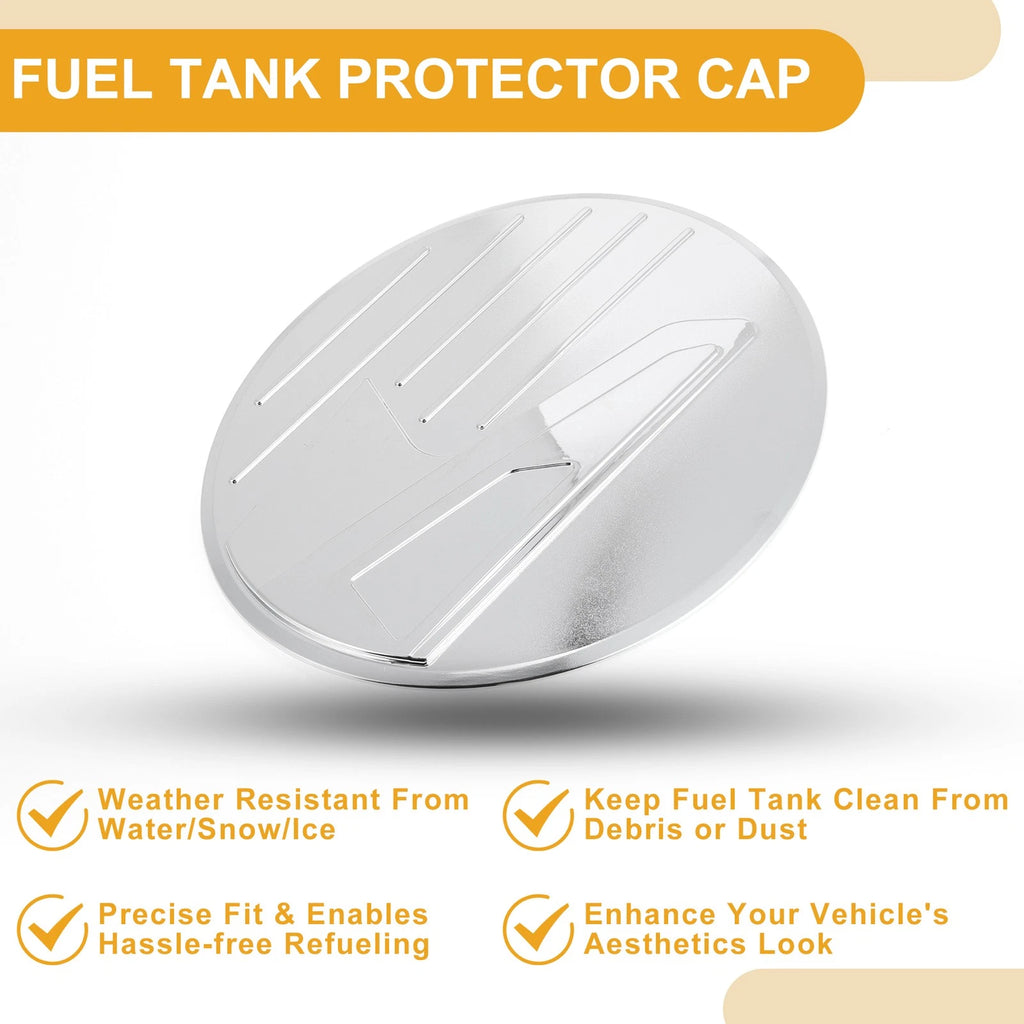 Fuel Tank Door Cap for Mazda CX-30 (2020–2025) Chrome Silver Tone
