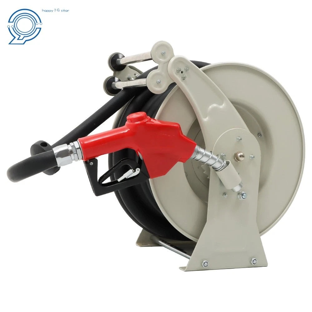 Fuel Hose Reel with Nozzle for Diesel (1" × 50FT)