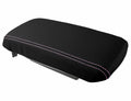 Leather Console Lid Armrest Cover for Dodge Avenger (2008–2014) Pink Stitch