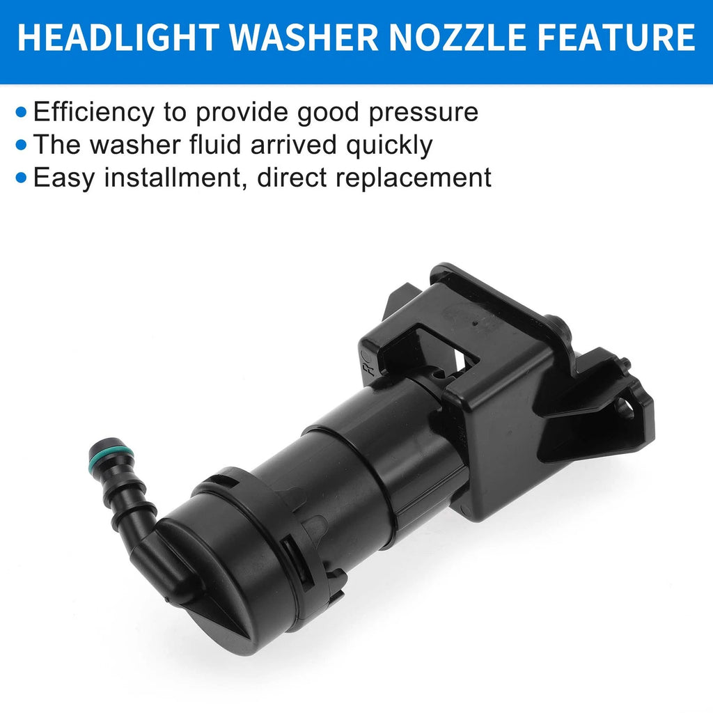 Front Right Headlight Washer Nozzle for Audi A6 S6 RS6 (2005–2011) No. 4F0955102B