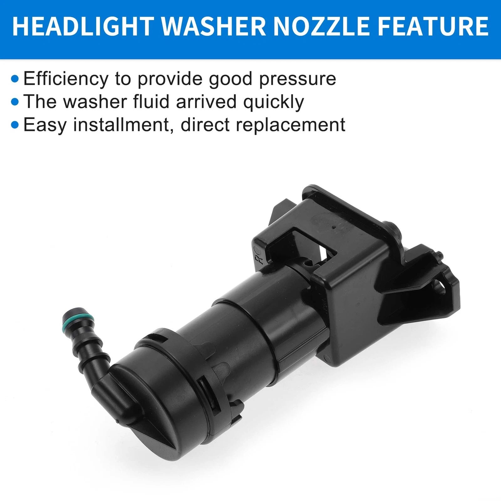 Front Right Headlight Washer Nozzle for Audi A6 S6 RS6 (2005–2011) No. 4F0955102B