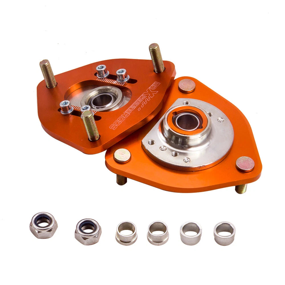 Pair Pillow Ball Camber Plates for Nissan 200SX 240SX (S13–S15)