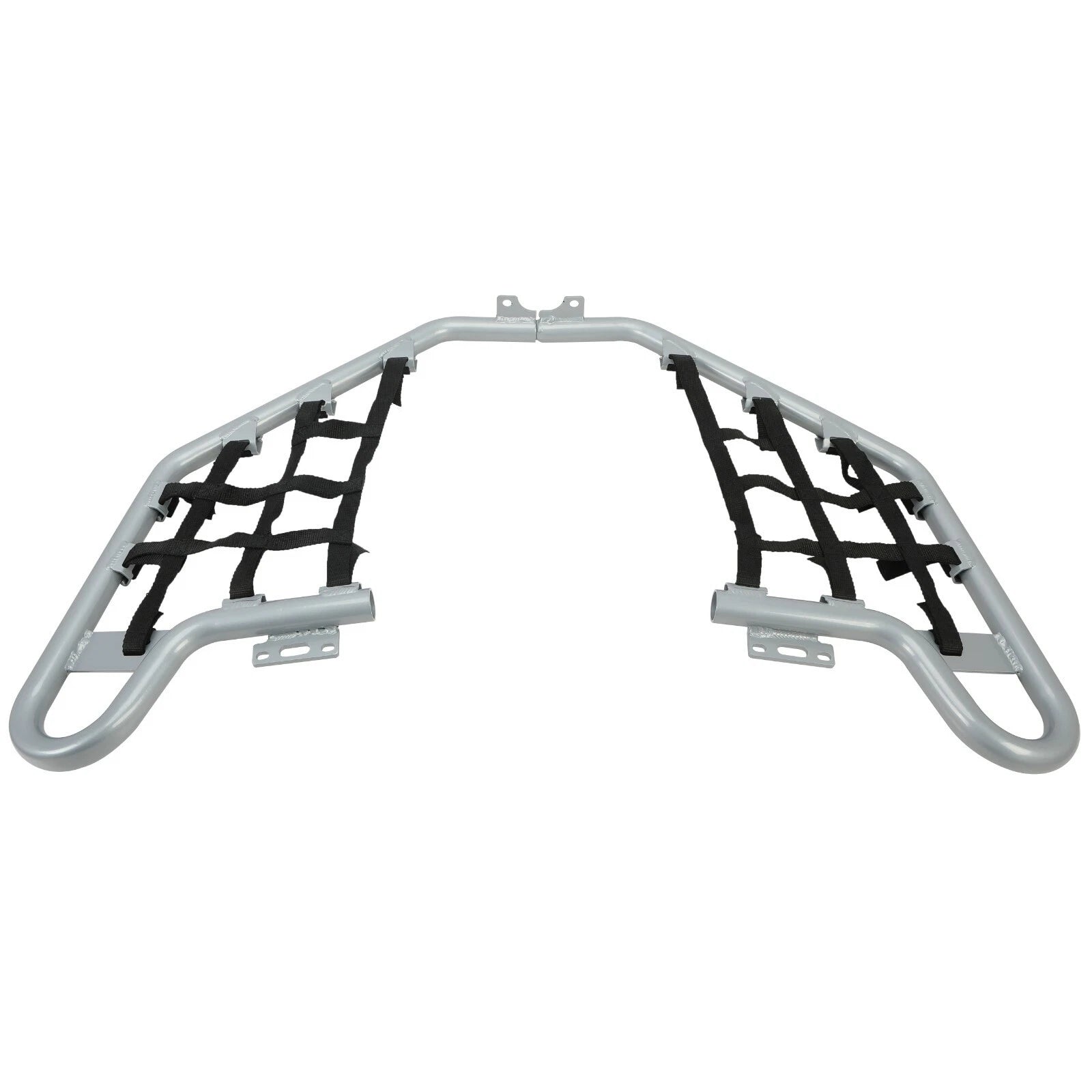 Silver Nerf Bars Set for Honda TRX 700XX (2008–2009) - Black Nets