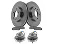 Front Brake Pad, Rotor & Wheel Hub Kit for Suzuki XL7 (2007–2009) HW766YS