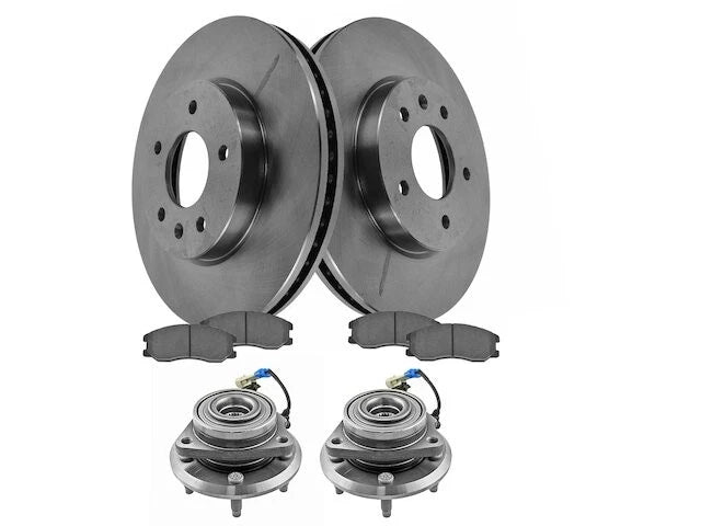 Front Brake Pad, Rotor & Wheel Hub Kit for Suzuki XL7 (2007–2009) HW766YS