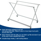 Folding Bed Roller for Pickup Truck (1000lb Capacity)