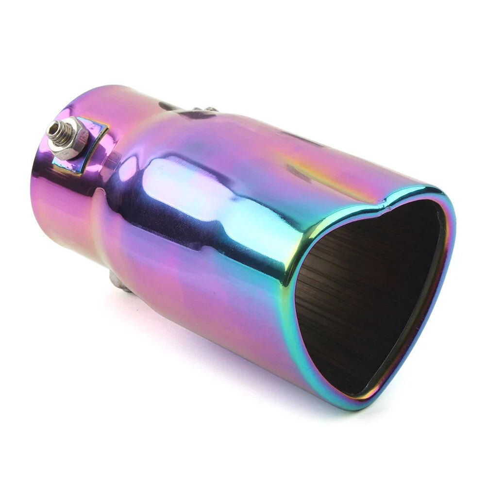 Stainless Steel Heart Shaped Exhaust Tip for Car Tail Muffler
