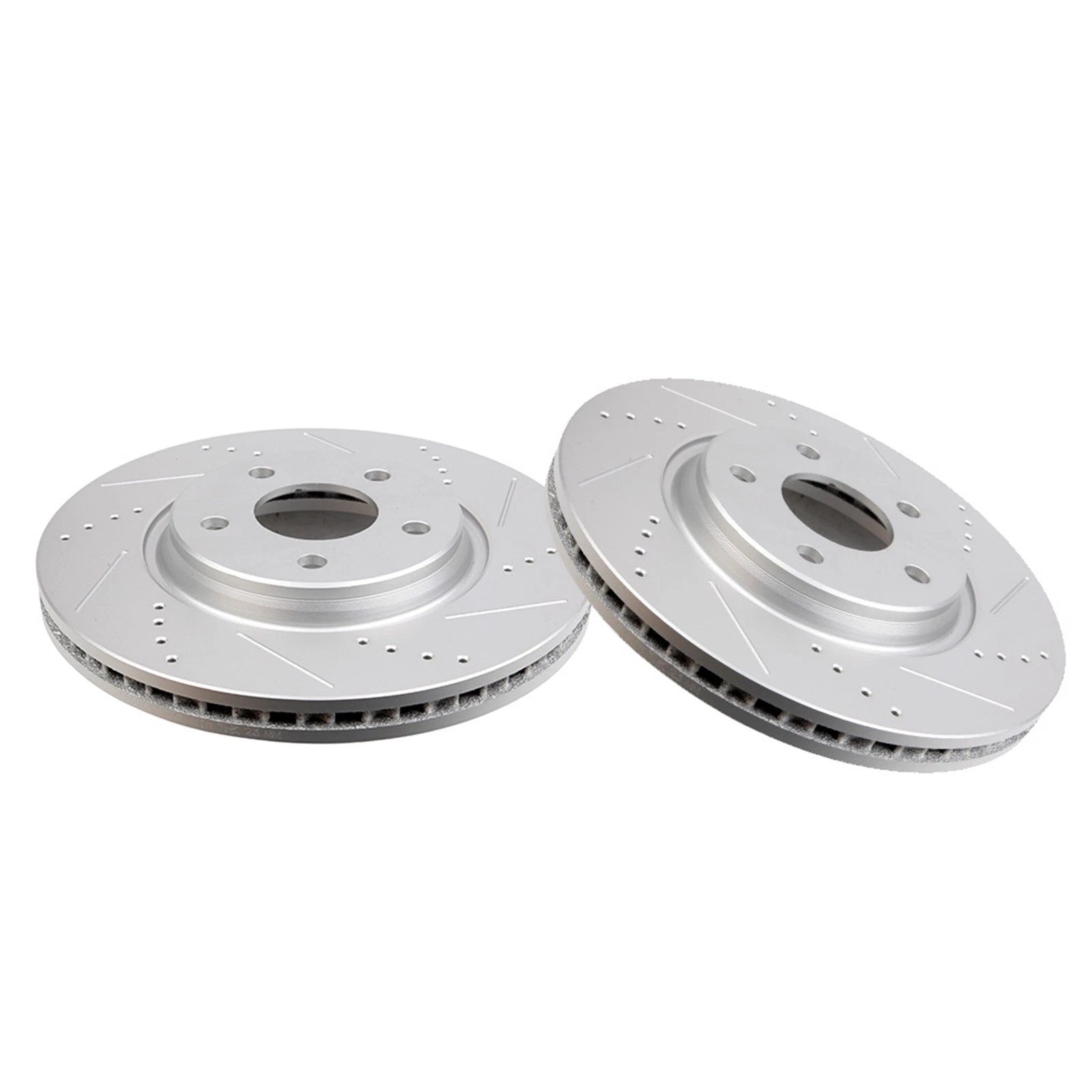 Drilled and Slotted Brake Rotors for Pontiac G6, G5, Saturn Aura, Chevrolet
