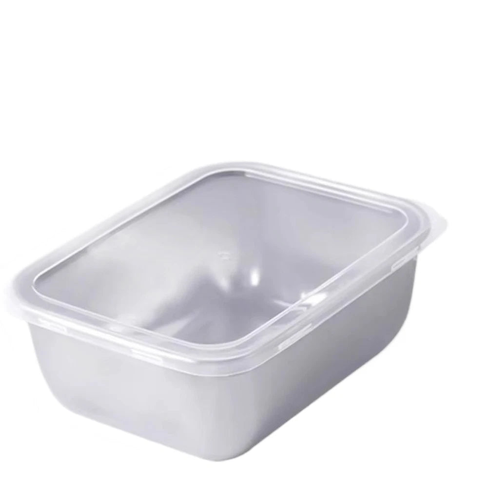 2X Stainless Steel Food Storage Containers Leak Proof Airtight Lunch Boxes