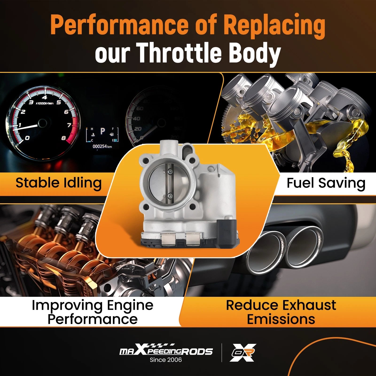 Throttle Body for ACE 570 General Ranger RZR 1000 Ranger Crew (2014–2020)